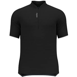 Odlo - Essentials 411972 - Fietsshirt - Korte Mouwen - Halve Ritssluiting