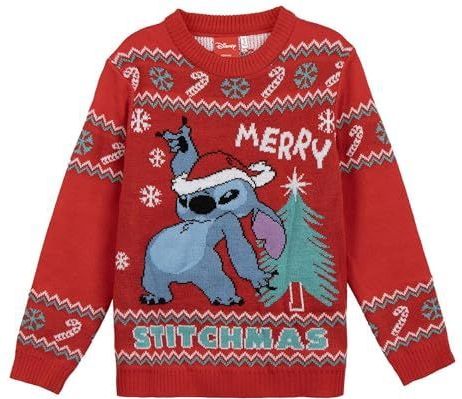 Disney - Lilo & Stitch Merry Stitchmas - Kersttrui - Rood