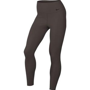 Nike Dames enkellengte Tight W Nk Df Zenvy Hr 7/8 Tght, Barok bruin/zwart, M
