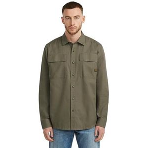 CPO Regular Shirt, bruin (turf D23583-d913-273), M