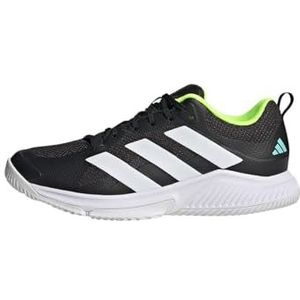 adidas Court Team Bounce 2.0 dames Sneakers,core black/ftwr white/flash aqua,46 2/3 EU