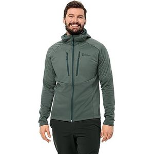 Jack Wolfskin Alpgrat Pro Ins Fz M Fleecejack, Hedge Green, S Heren, Hedge Green, S