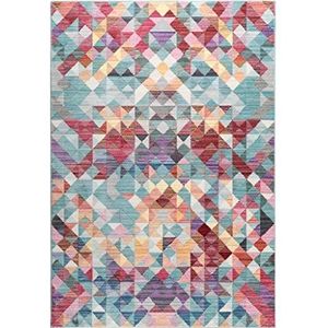 benuta Tapijt Visconti Multicolor 120x180 cm | Modern tapijt voor woon- en slaapkamer