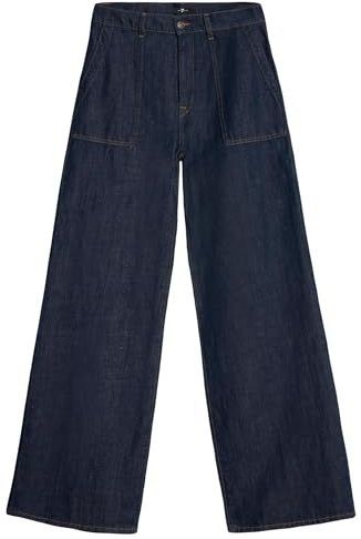 7 For All Mankind Lotta Blueberry with Utility Pockets, Donkerblauw, 23W