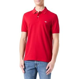 GANT Slim Shield SS Pique Polo, robijnrood, S