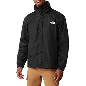 The North Face – Resolve Jacket Shell Herr – Andningsbar, vattentät vandrings- och campingjacka och vindjacka med justerbar huva - TNF BLACK, L