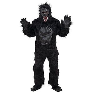 Bristol Novelty AC235 Gorilla kostuum, zwart, eenheidsmaat