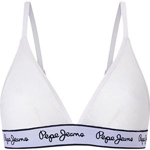 Pepe Jeans Mesh BH voor dames, Wit (Mousse), L