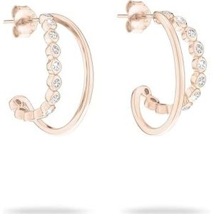 Tamaris - Filigraan Creolen - 925 Zilver - IP Roségoud - Steeksluiting