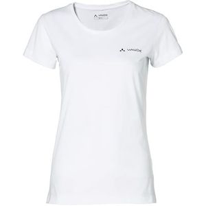 VAUDE Merk T-shirt voor dames, wit, FR: XS (maat fabrikant: 36)