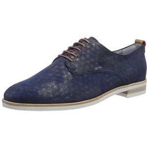 Maripe 850282 Derby veterschoenen voor dames, blauw, blauw, grijs, 42.5 EU