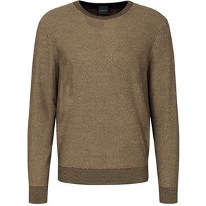 bugatti heren trui ronde hals, bruin, M