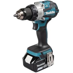 Makita DHP489RTJ 18V Li-ion LXT borstelloze combi-boormachine compleet met 2 x 5,0 Ah batterijen en oplader geleverd in een Makpac-behuizing