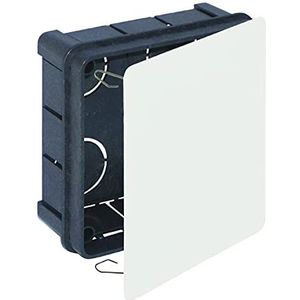 Wolfpack 19030705 – ingebouwde Junction Box met deksel 100 x 100 x 45 mm met metalen haak
