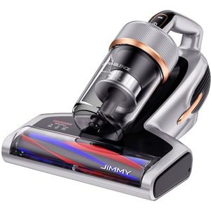 Jimmy BX7 Pro mijtstofzuiger, 700 W, krachtige matrasreiniger met uv-C-licht, huisstofmijtsensor, ultrasone functie, 16 kpa afzuiging, handstofzuiger voor matras, bank, bed, grijs