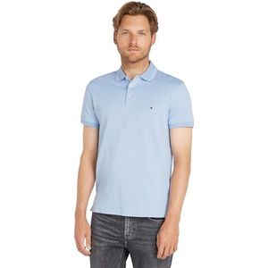 Tommy Hilfiger S/S polo's voor heren, Blauw (Vessel Blauw/Wit Moulin), XL