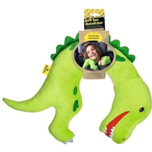 moses. Dino Tyrannosaurus-Rex Nekkussen, knuffeldier, nekkussen voor kinderen, ideaal voor lange reizen, 1 stuk (1 stuk)