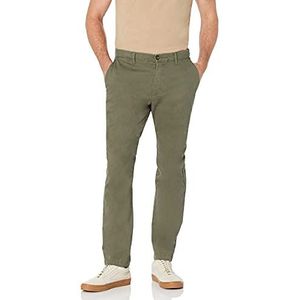 Amazon Essentials Men's Sportieve casual chinobroek met stretch (verkrijgbaar in grote en lange maten), Olijfgroen, 32W / 34L