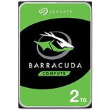 Seagate BarraCuda, 2 TB, Interne Harde Schijf, 3,5", SATA 6 GB/s, 7200 RPM, 64 MB cache, voor PC & laptop, FFP (ST2000DMZ08)