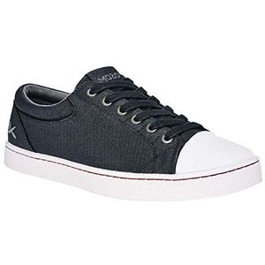Shoes for Crews M31165-43/9 MOZO GRIND antislip canvas sneakers voor heren, maat 43 EU, zwart/wit