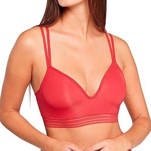 Billet Doux, Beugelloze BH met voorgevormde cups, Zen Light, IZL Scharlaken, 32/34