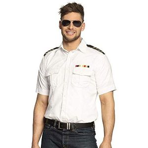 Boland - Kostuum kapitein, overhemd, shirt voor heren, matroos, matroos, vermomming, themafeest, carnaval