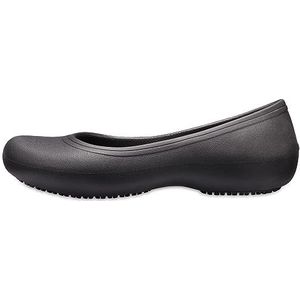 Crocs Vrouwen Werk Flat W Ballet, Zwart 001, 42/43 EU