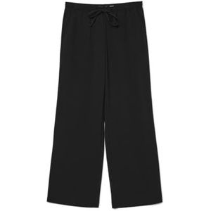 Vmmilly - Low Waist - Broek - Wide Fit - Koordsluiting - Zijzakken