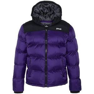 Schott NYC UTAH2 donsjas met capuchon en schouderriem, Schott, Violet, Gr. S voor volwassenen