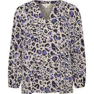Part Two MileaPW TS Relaxed Fit 3/4-mouwen, Bluing Leo Print, L Women, Bluing Leo Print, L