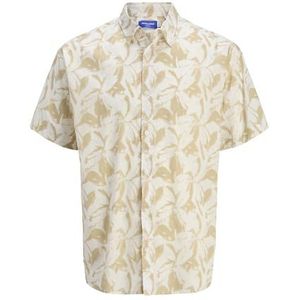 JACK & JONES - Bedrukt Hemd - Geel - Katoen