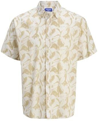 JACK & JONES - Bedrukt Hemd - Geel - Katoen