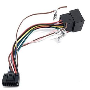 Sound-way - 16 Pin naar ISO Adapter Kabel voor Android Auto Stereo ISO Standaard Socket - C-AND01