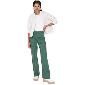 Trendyol dames jeans, Groen, 34