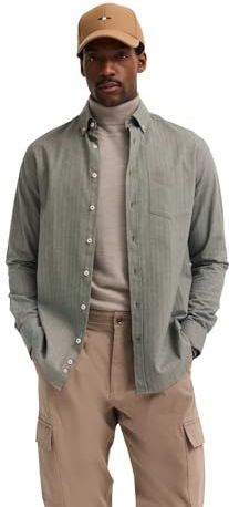 Bugatti - Vrijetijdsoverhemd - Katoen - Regular Fit - Knoopsluiting