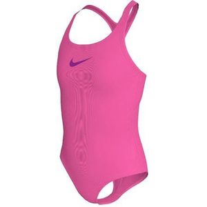 Nike - Racerback Solid - Badpak - Roze - Voor Jonge Zwemsters