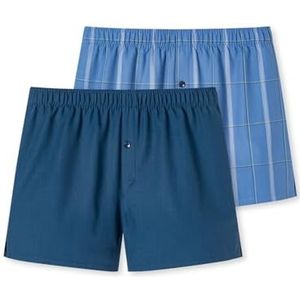 Schiesser Jongens 2 Pack Boxershorts-Webboxer-maat 140 tot 176 ondergoed, gesorteerd 2_180984, Gesorteerd 2_180984, 176 cm