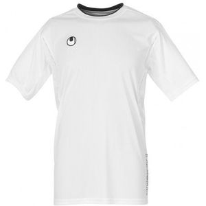 uhlsport T-shirt training polyester shirt, wit/zwart, M