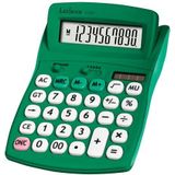 Lexibook - FRUITIES® bureaucalculator met kantelbaar display, 10 cijfers, Basis- en geavanceerde functies, Grote toetsen, Werkt op zonne-energie en batterijen, Groen, C210B