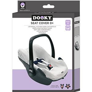 Dooky Stoelhoes Slipcover voor baby draagzak & autostoeltjes (universele maat geschikt voor 3 en 5 punts gordel autostoeltje, voor alle leeftijden 0+), Linea