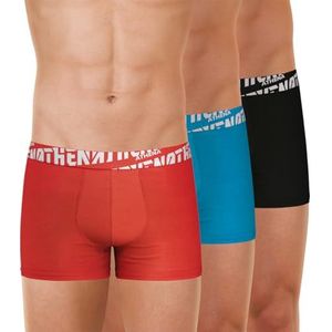 Easy Sport - Set van 3 Boxershorts - Blauw - Rood - Zwart - Katoen