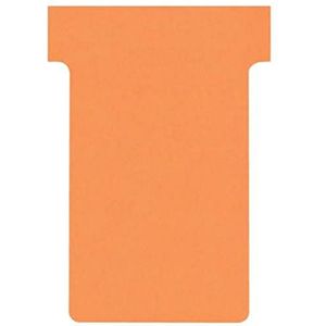 Nobo Kaartbord accessoires T-Kaarten, index 2, 100 stuks, oranje