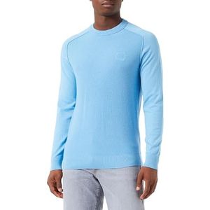 BOSS Kesom Knitted Sweatshirt voor heren, Open Blue493, XXL