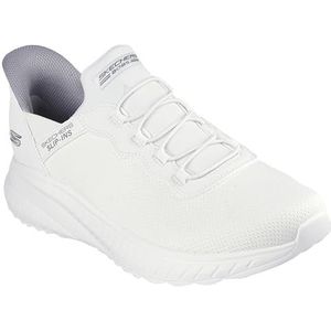 Skechers Heren Bobs Squad Chaos Daily Hype Slip-On, Wit, 41.5 EU