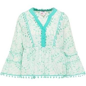 RAKATA dames tuniek, wit aqua, M