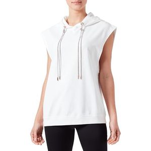 Pinko Minerva Gewassen sweatshirt, Z07_Witte zijde, S