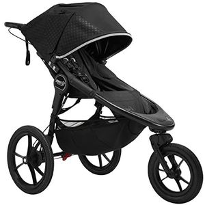 Baby Jogger Summit X3 kinderwagen om te joggen, inklapbare sportkinderwagen met 3 wielen, met handrem, midnight black