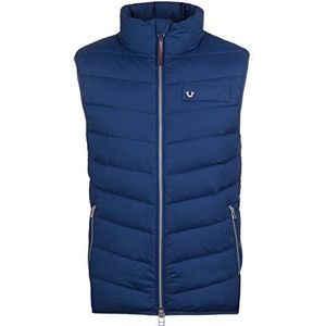 True Religion heren vest, blauw (Royal Blue 4103), XL