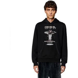 Diesel Ginn K36 Hoodie Zwart Man