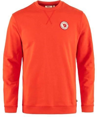 Fjällräven - 1960 Logo Badge - Trui - Flame Orange - 100% Biologisch Katoen